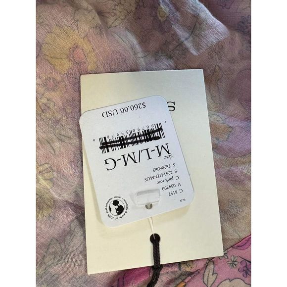 New Free People X Spell Hibiscus Lane Maxi Kimono M/L - Picture 7 of 7